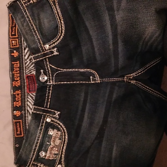 Womans Rock Revival jeans size 30 - Picture 2 of 2